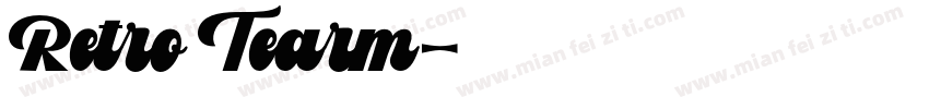 Retro Tearm字体转换